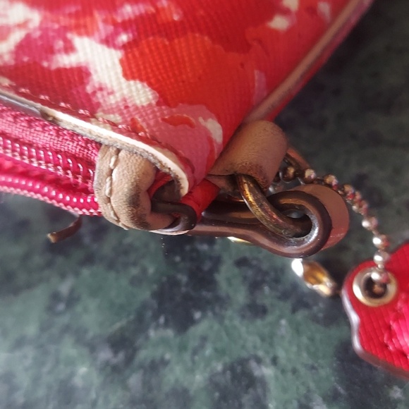 COACH Wallet Red & Orange 👛 - Picture 5 of 5